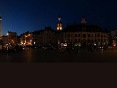 Lille - Grand Place (Nuit)